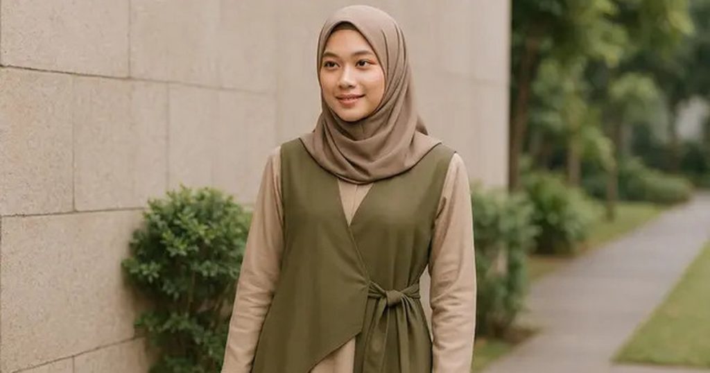 Model Gamis Terbaru Modern Elegan
