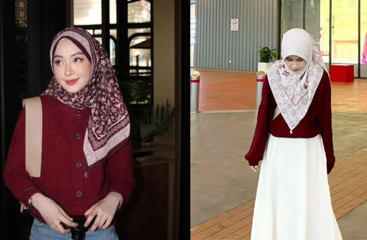 kombinasi warna maroon yang cocok