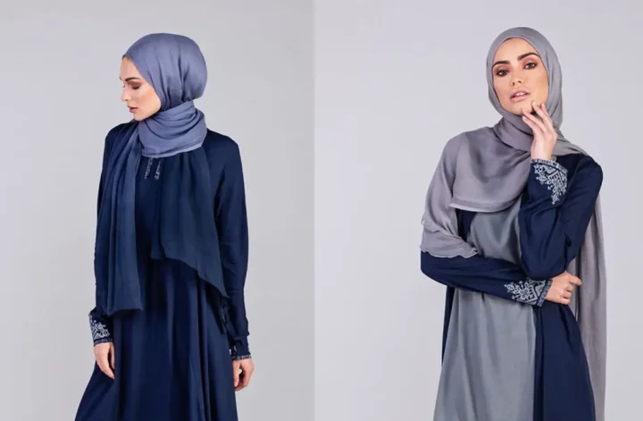 baju navy cocok dengan jilbab warna apa