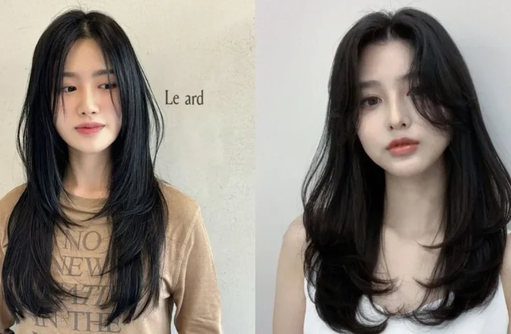 model rambut layer sebahu untuk wajah bulat