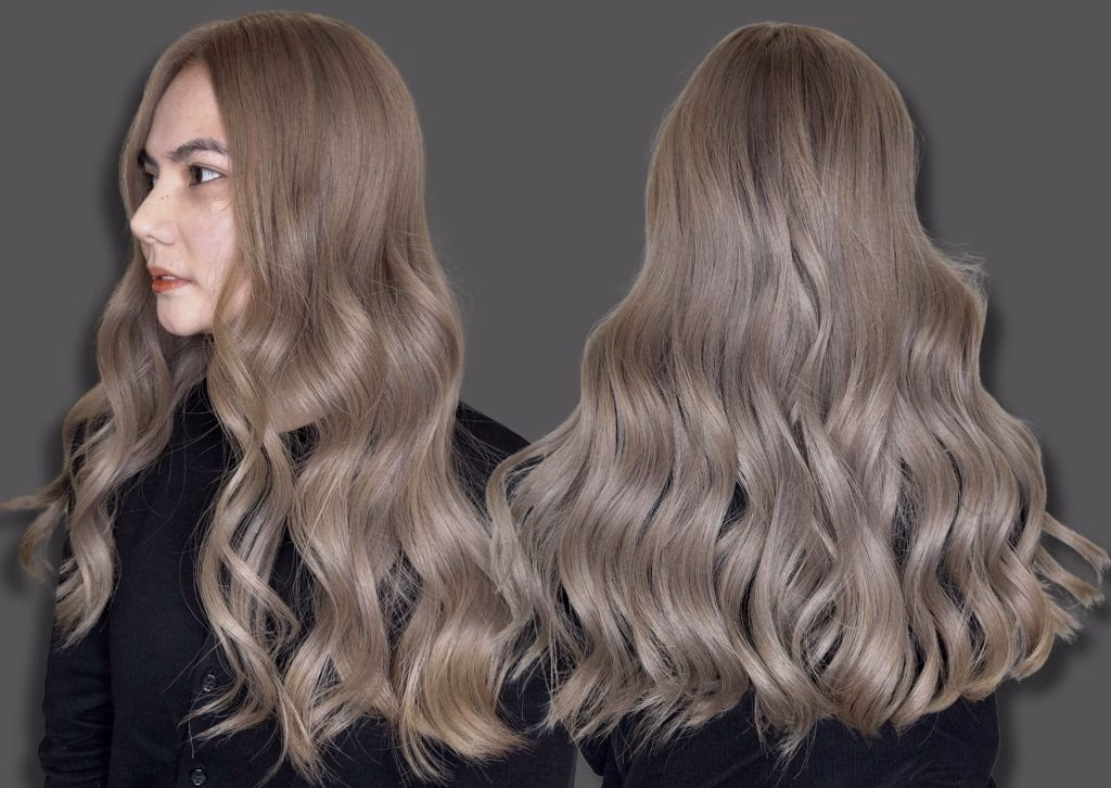 warna rambut milk tea
