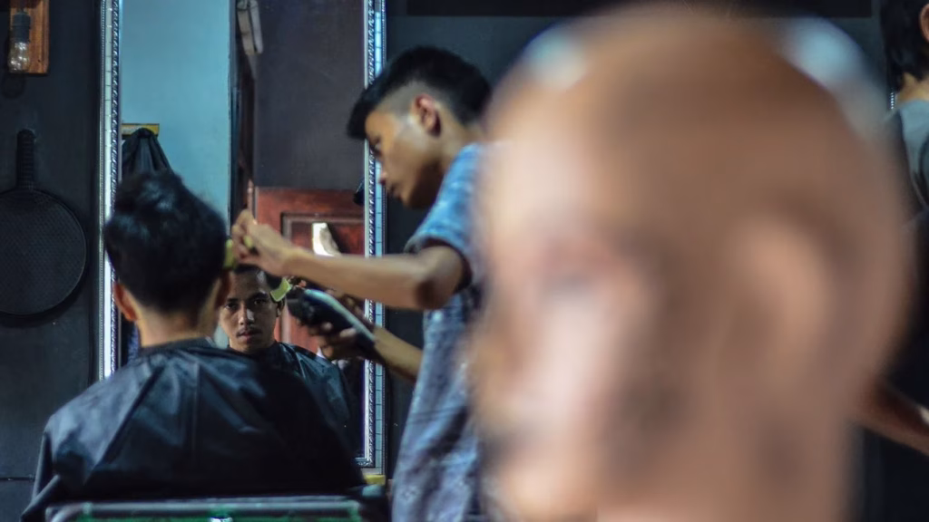 pangkas rambut keren