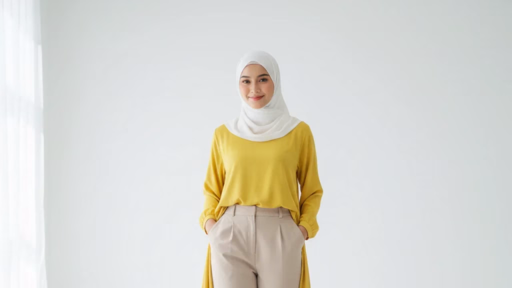 Baju Kuning Cocok dengan Jilbab Warna Apa? Inspirasi Paduan yang Bikin Penampilan Makin Cerah