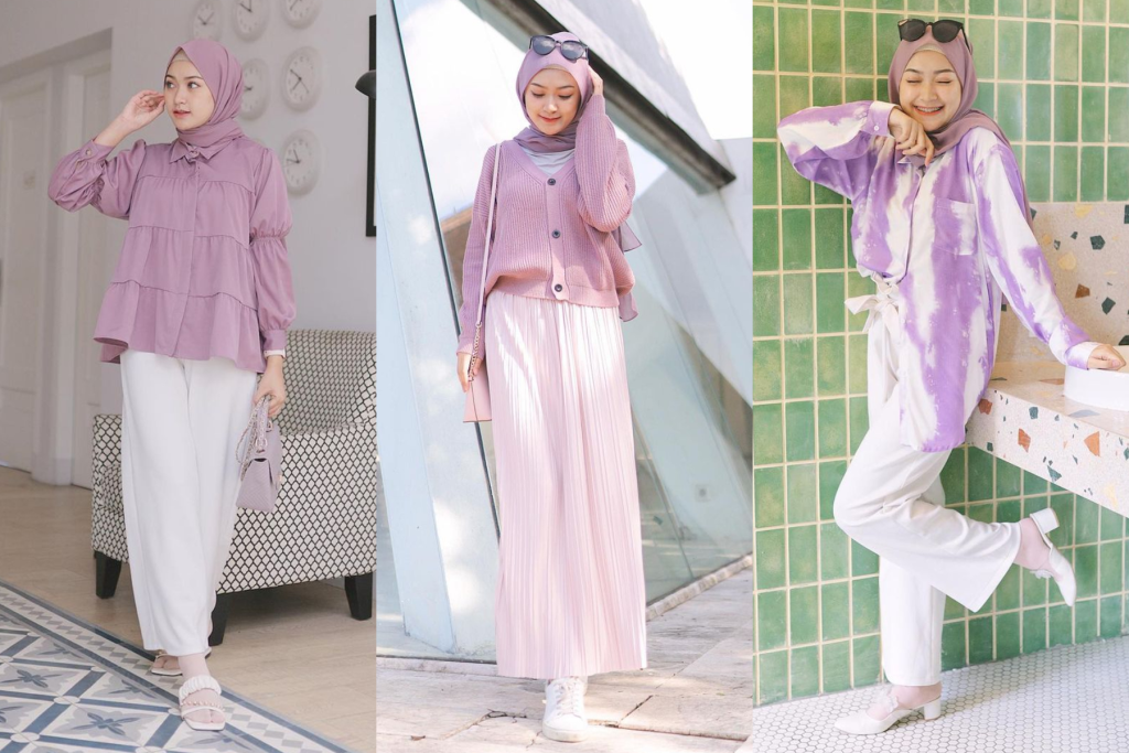 Baju Ungu Cocok dengan Jilbab Warna Apa? Temukan Kombinasi yang Bikin Penampilan Makin Menawan