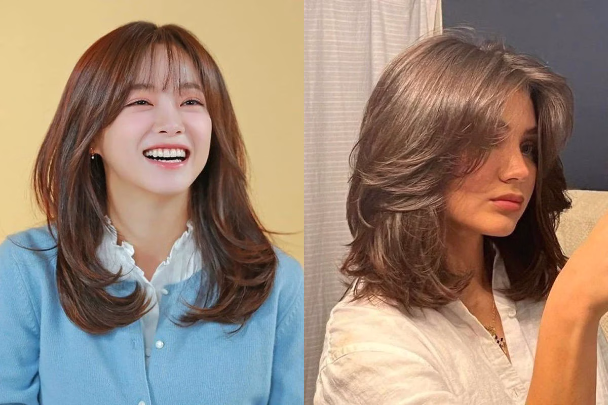 Model Rambut Layer untuk Wajah Bulat yang Membuat Penampilan Lebih Seimbang