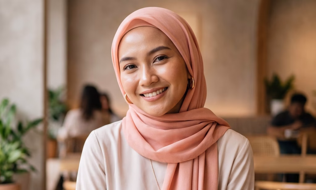 Warna Kerudung yang Membuat Wajah Terlihat Lebih Cerah