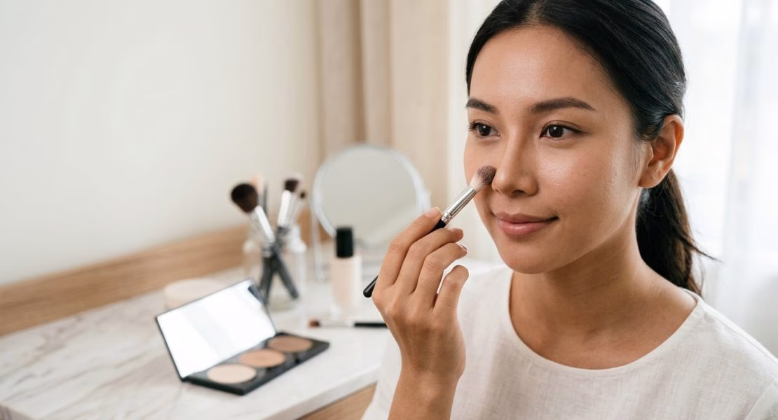 Shading Hidung: Trik Makeup Bikin Wajah Terlihat Lebih Tirus dan Proporsional