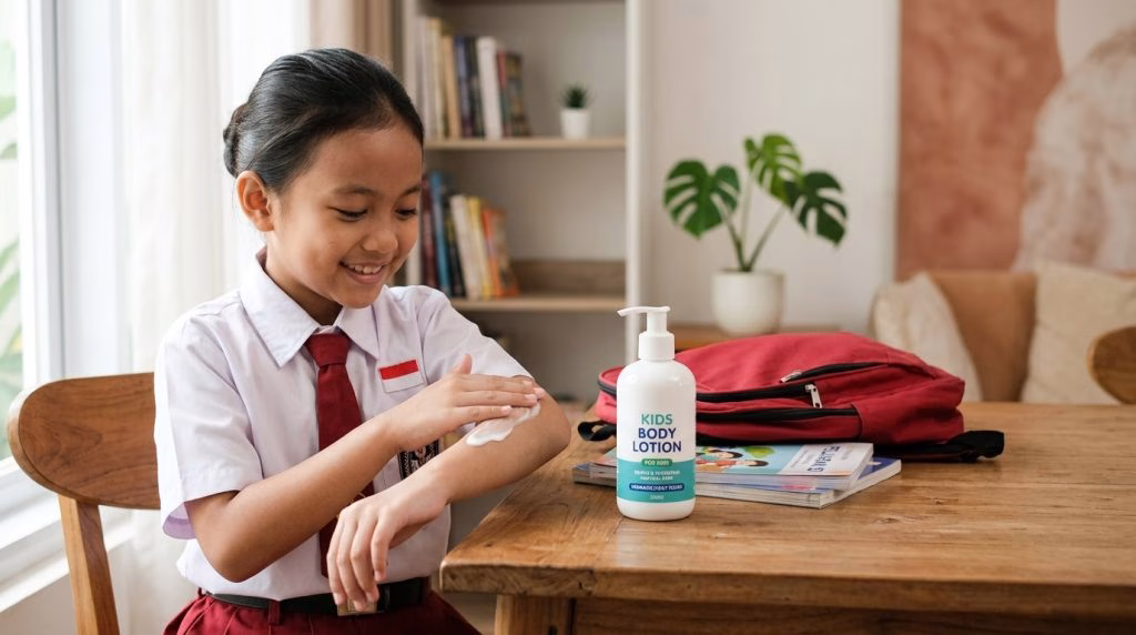 Body Lotion untuk Anak Sekolah yang Tepat untuk Kulit Si Kecil