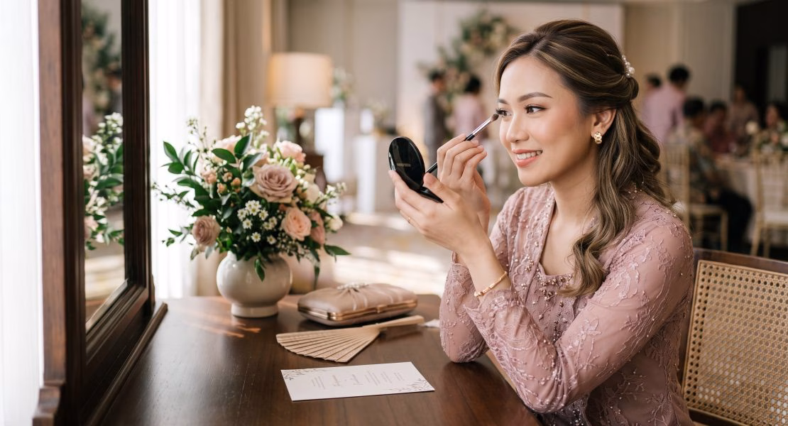 Makeup Kondangan Tetap Fresh Seharian dengan Teknik Sederhana Ini