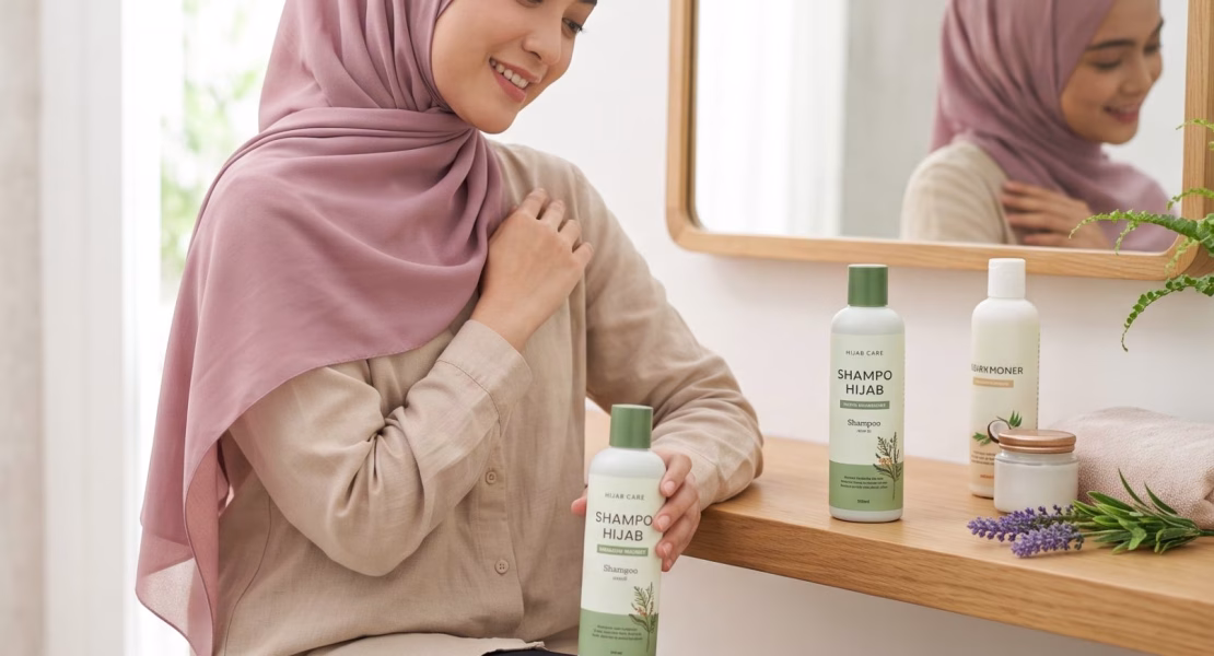 Shampo Hijab: Tips Merawat Rambut yang Sering Tertutup Kerudung