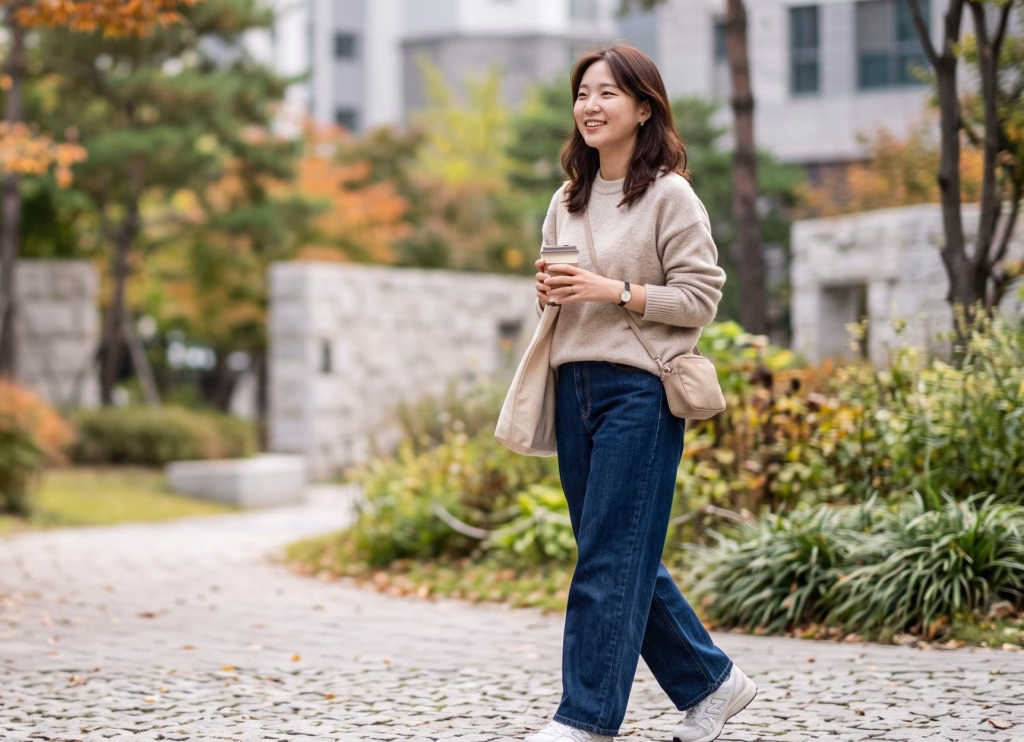 Outfit Wanita Korea yang Nyaman untuk Aktivitas