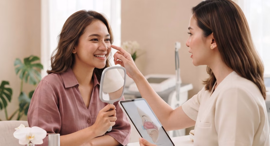 Tanam Benang Hidung untuk Bentuk yang Lebih Ideal