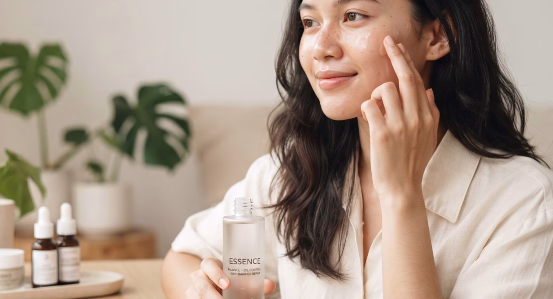 Essence Kulit Berminyak untuk Bantu Kontrol Kilau dan Jaga Skin Barrier