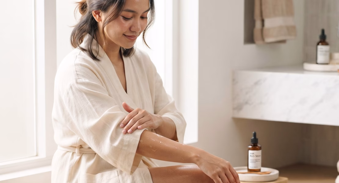 AHA Body Serum: Solusi Eksfoliasi untuk Kulit Tubuh Lebih Cerah