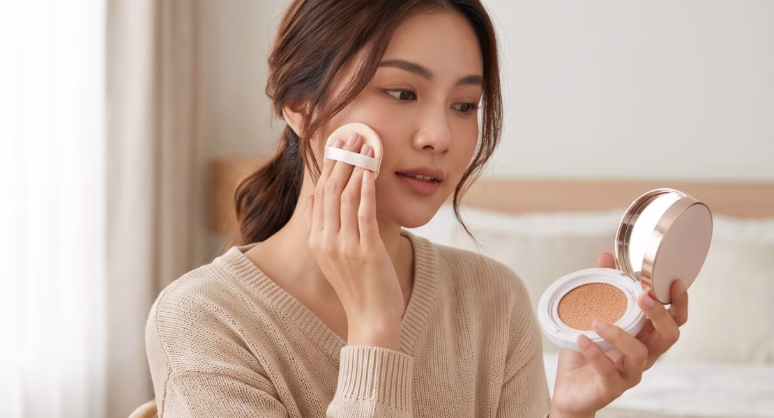 Cushion Full Coverage: Cara Dapat Base Makeup Mulus Tanpa Cakey